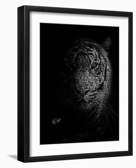 The Tiger-Ojenike Oladapo-Framed Giclee Print