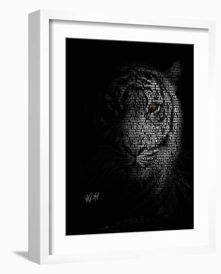 The Tiger-Ojenike Oladapo-Framed Giclee Print