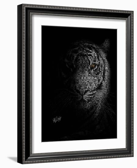 The Tiger-Ojenike Oladapo-Framed Giclee Print