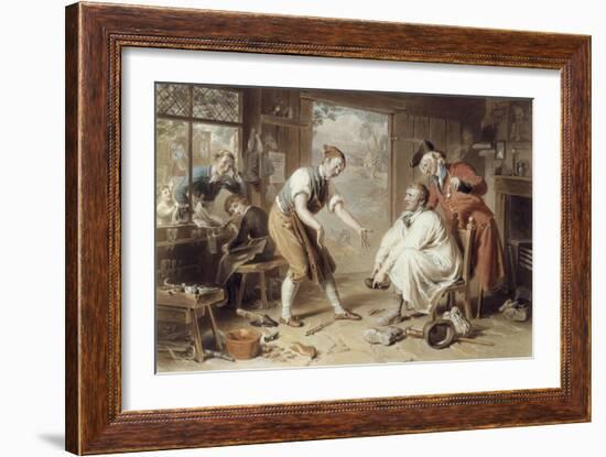 The Tight Shoe-Henry James Richter-Framed Giclee Print