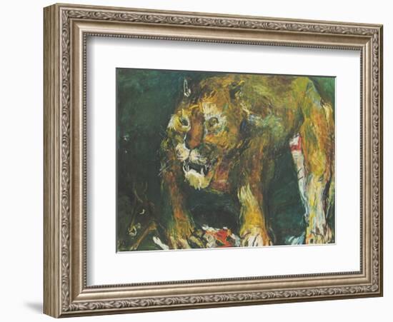 The Tigon-Oskar Kokoschka-Framed Art Print