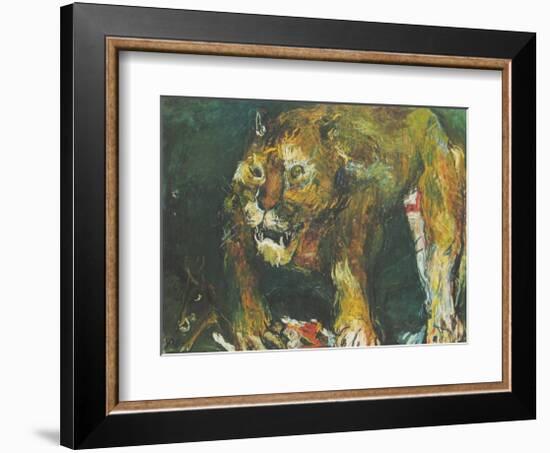 The Tigon-Oskar Kokoschka-Framed Art Print