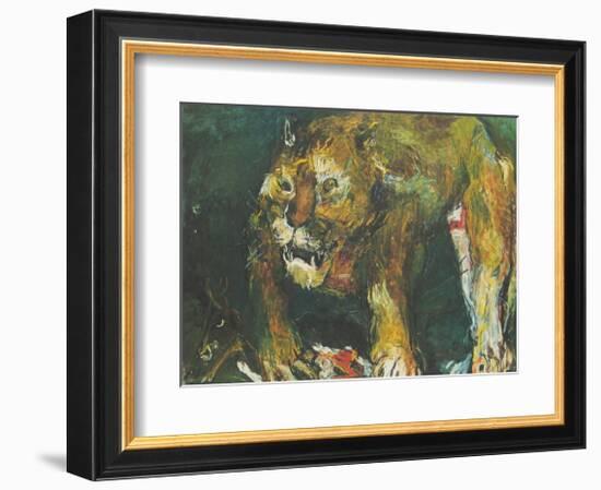 The Tigon-Oskar Kokoschka-Framed Art Print