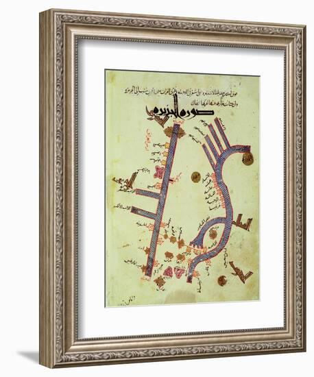 The Tigris and the Euphrates from a Geographical Atlas-Al Istalhry-Framed Giclee Print