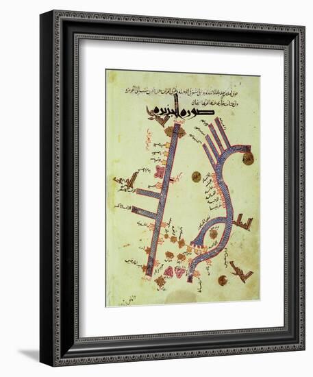 The Tigris and the Euphrates from a Geographical Atlas-Al Istalhry-Framed Giclee Print