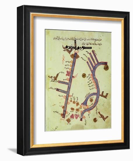 The Tigris and the Euphrates from a Geographical Atlas-Al Istalhry-Framed Giclee Print