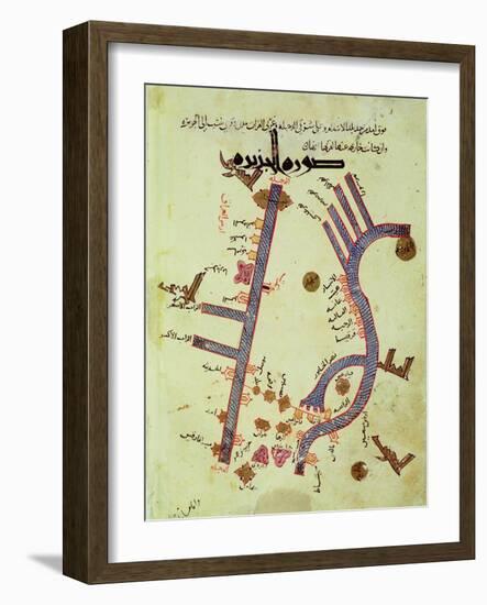 The Tigris and the Euphrates from a Geographical Atlas-Al Istalhry-Framed Giclee Print
