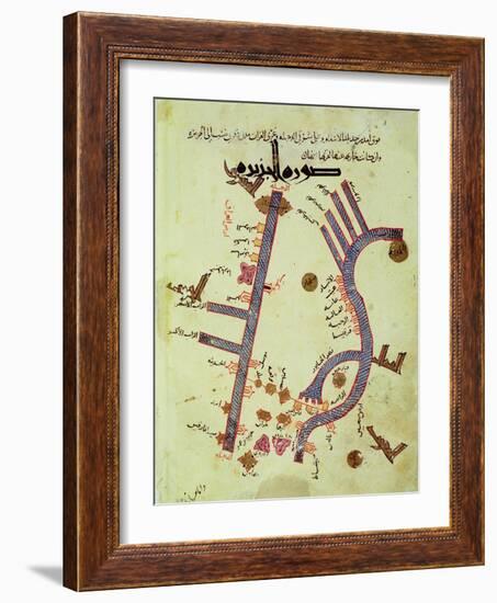 The Tigris and the Euphrates from a Geographical Atlas-Al Istalhry-Framed Giclee Print