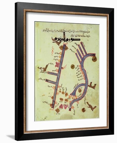 The Tigris and the Euphrates from a Geographical Atlas-Al Istalhry-Framed Giclee Print