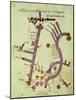 The Tigris and the Euphrates from a Geographical Atlas-Al Istalhry-Mounted Giclee Print