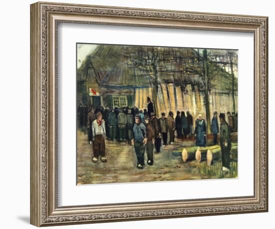 The Timber Auction-Vincent van Gogh-Framed Giclee Print