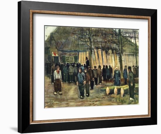 The Timber Auction-Vincent van Gogh-Framed Giclee Print