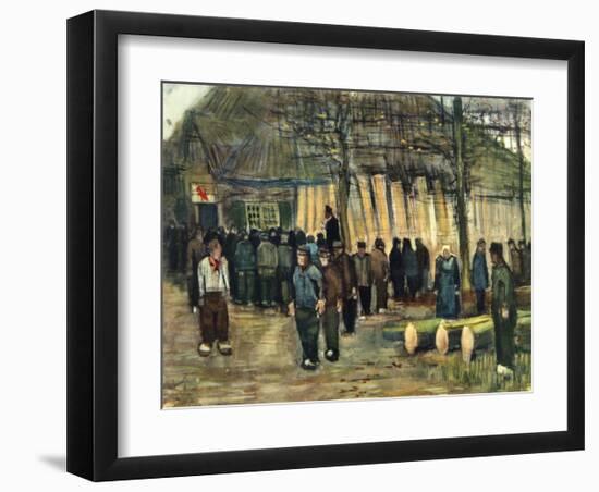 The Timber Auction-Vincent van Gogh-Framed Giclee Print