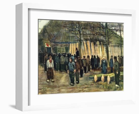 The Timber Auction-Vincent van Gogh-Framed Giclee Print