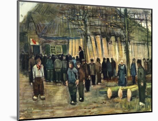The Timber Auction-Vincent van Gogh-Mounted Giclee Print
