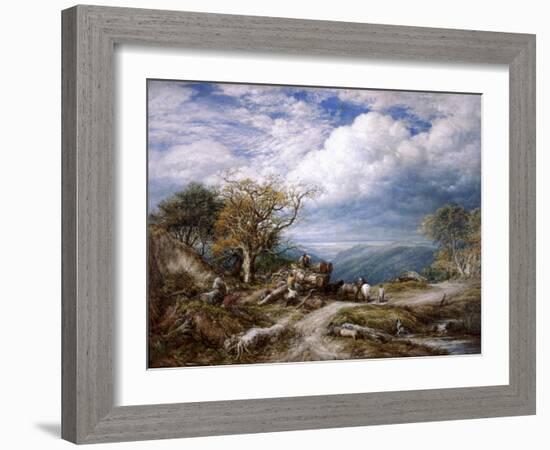 The Timber Waggon, 1872-John Linnell-Framed Giclee Print