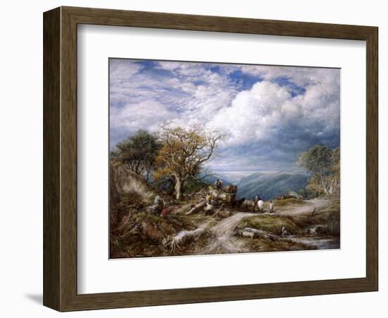 The Timber Waggon, 1872-John Linnell-Framed Giclee Print