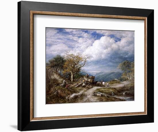 The Timber Waggon, 1872-John Linnell-Framed Giclee Print