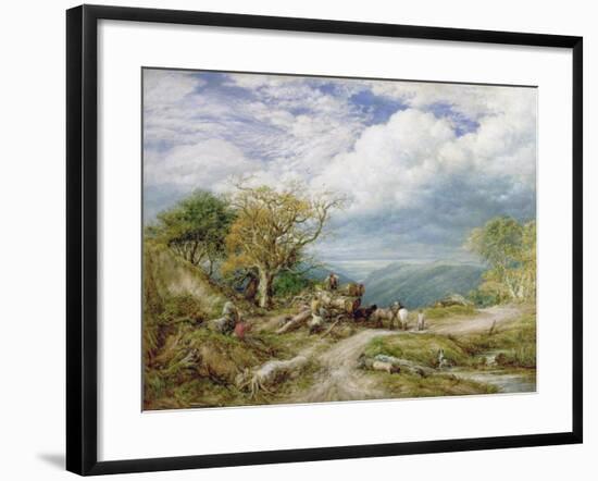 The Timber Waggon, 1872-John Linnell-Framed Giclee Print