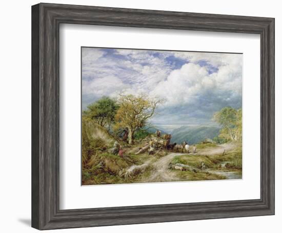 The Timber Waggon, 1872-John Linnell-Framed Giclee Print