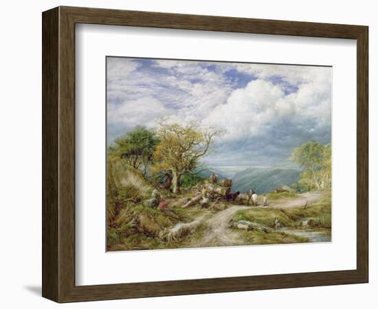 The Timber Waggon, 1872-John Linnell-Framed Giclee Print