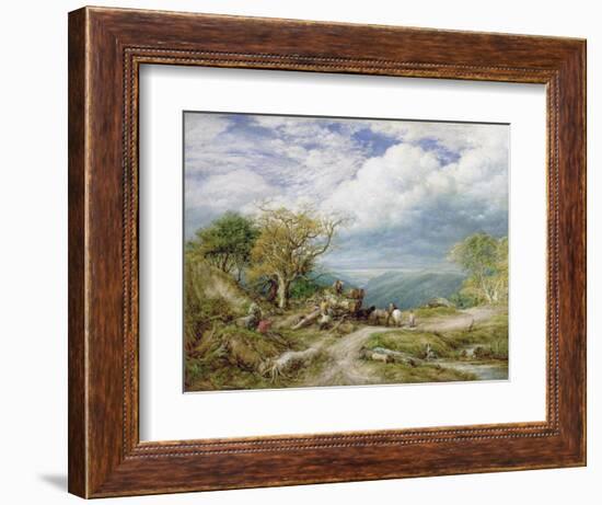 The Timber Waggon, 1872-John Linnell-Framed Giclee Print