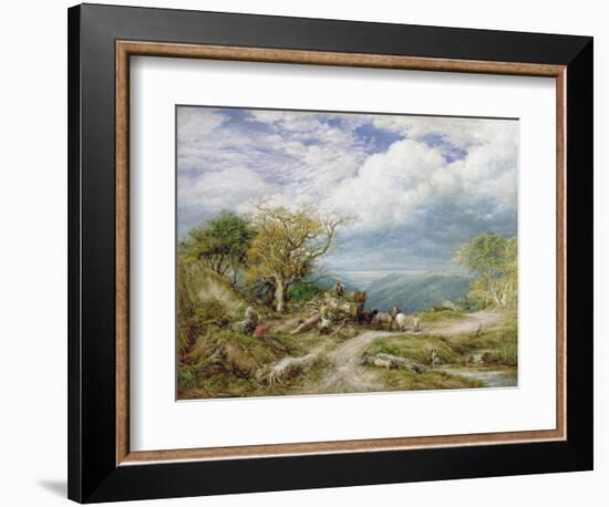 The Timber Waggon, 1872-John Linnell-Framed Giclee Print