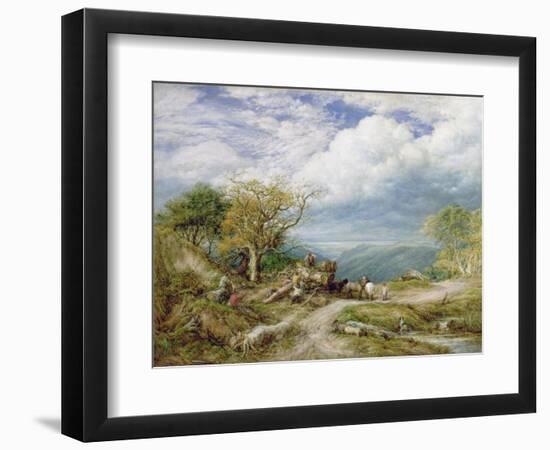 The Timber Waggon, 1872-John Linnell-Framed Giclee Print