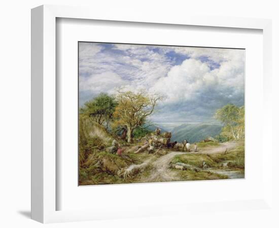 The Timber Waggon, 1872-John Linnell-Framed Giclee Print