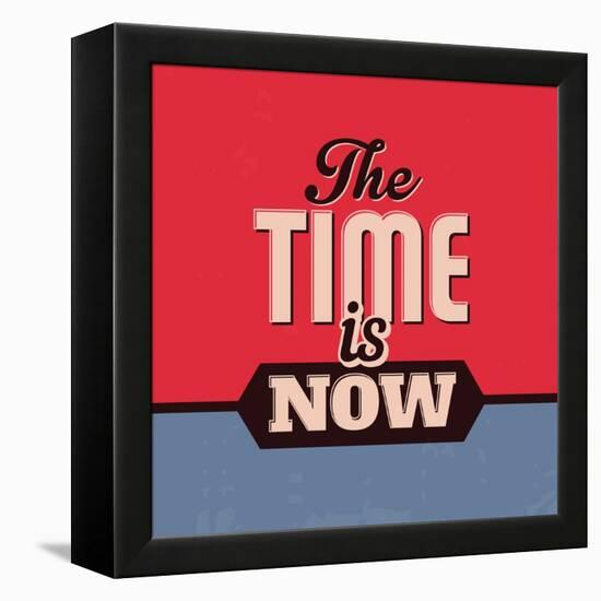 The Time Is Now 1-Lorand Okos-Framed Stretched Canvas