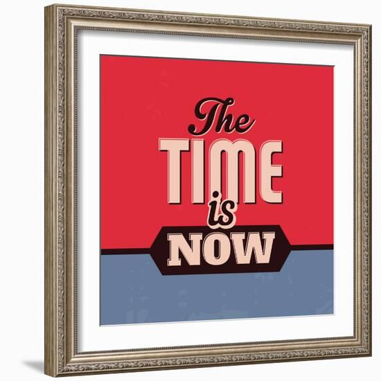The Time Is Now 1-Lorand Okos-Framed Art Print
