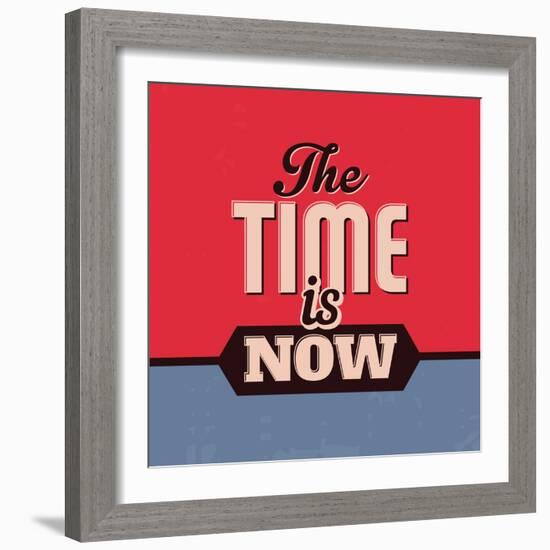 The Time Is Now 1-Lorand Okos-Framed Art Print