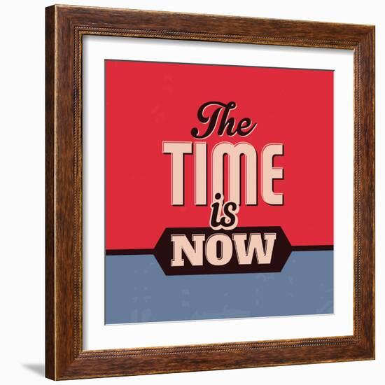 The Time Is Now 1-Lorand Okos-Framed Art Print