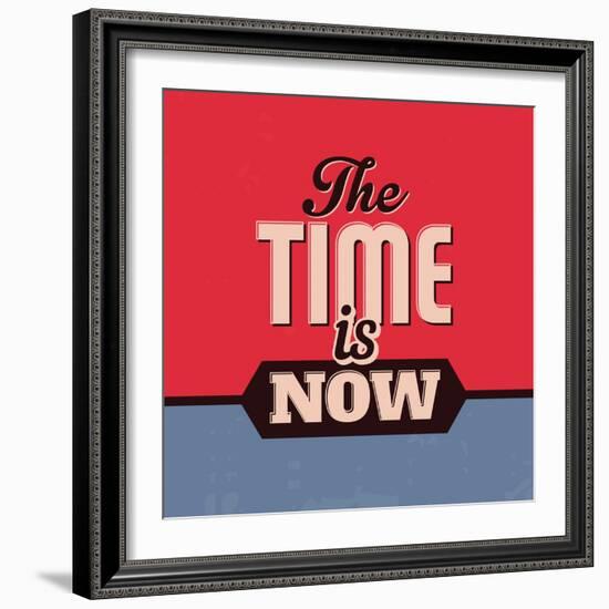 The Time Is Now 1-Lorand Okos-Framed Art Print