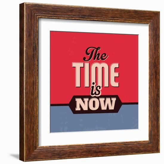 The Time Is Now 1-Lorand Okos-Framed Art Print