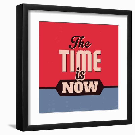 The Time Is Now 1-Lorand Okos-Framed Art Print