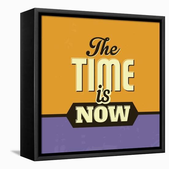 The Time Is Now-Lorand Okos-Framed Stretched Canvas