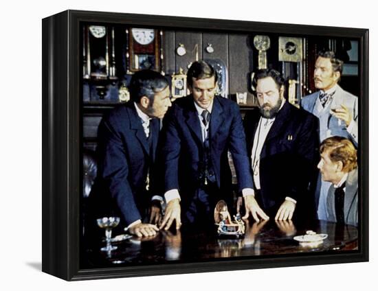 The Time Machine, Whit Bissell, Rod Taylor, Sebastian Cabot, Tom Helmore, 1960-null-Framed Stretched Canvas