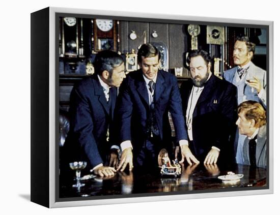 The Time Machine, Whit Bissell, Rod Taylor, Sebastian Cabot, Tom Helmore, 1960-null-Framed Stretched Canvas