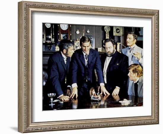 The Time Machine, Whit Bissell, Rod Taylor, Sebastian Cabot, Tom Helmore, 1960-null-Framed Photo