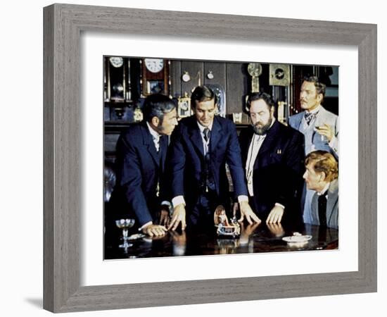 The Time Machine, Whit Bissell, Rod Taylor, Sebastian Cabot, Tom Helmore, 1960-null-Framed Photo