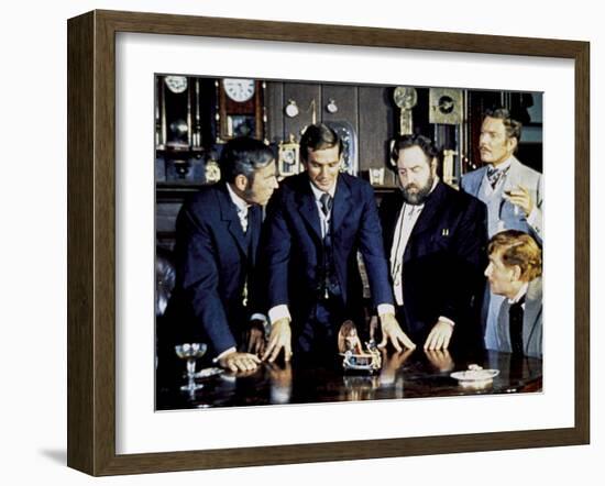 The Time Machine, Whit Bissell, Rod Taylor, Sebastian Cabot, Tom Helmore, 1960-null-Framed Photo