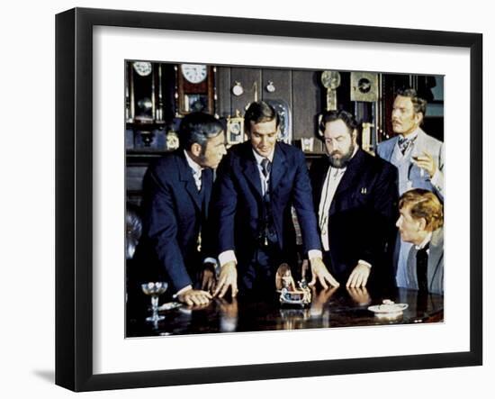 The Time Machine, Whit Bissell, Rod Taylor, Sebastian Cabot, Tom Helmore, 1960-null-Framed Photo