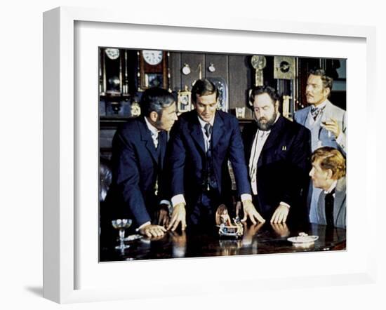 The Time Machine, Whit Bissell, Rod Taylor, Sebastian Cabot, Tom Helmore, 1960-null-Framed Photo