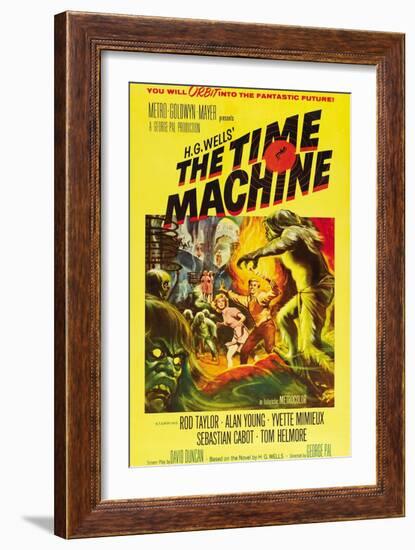 The Time Machine, Yvette Mimieux, Rod Taylor, 1960-null-Framed Premium Giclee Print