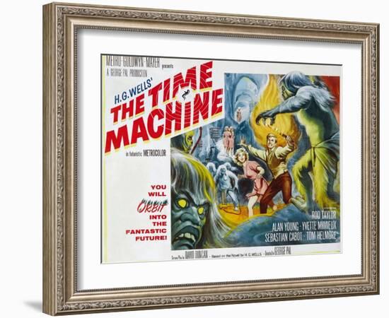 The Time Machine, Yvette Mimieux, Rod Taylor, 1960-null-Framed Art Print