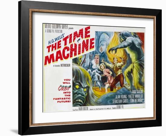 The Time Machine, Yvette Mimieux, Rod Taylor, 1960-null-Framed Art Print