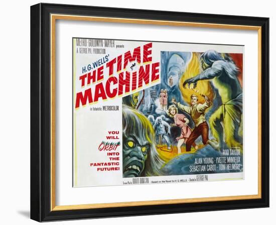 The Time Machine, Yvette Mimieux, Rod Taylor, 1960-null-Framed Art Print