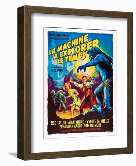 The Time Machine-null-Framed Art Print