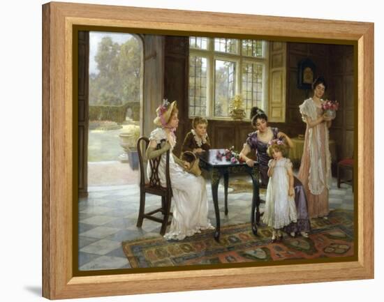 The Time of Roses, c.1901-Charles Haigh-Wood-Framed Premier Image Canvas